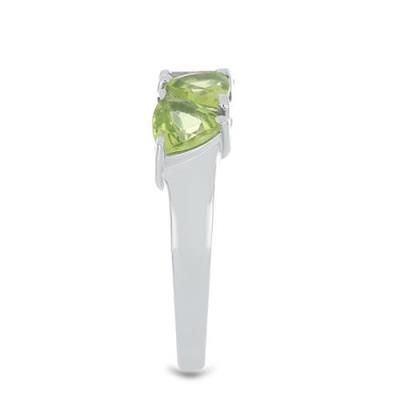 BUY 925 SILVER NATURAL PERIDOT GEMSTONE RING 